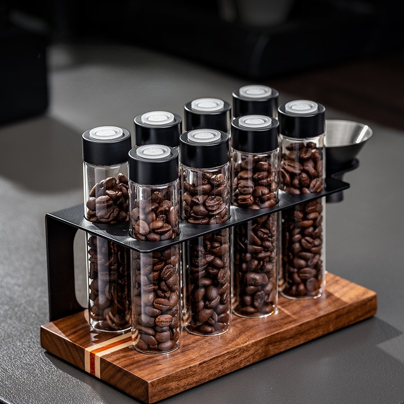 Kitchen Baking Storage - JUSTINLAU Glass Coffee Bean Storage Jars