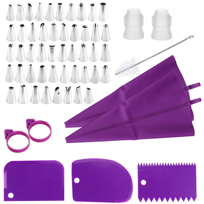 Kitchen Baking Equipment - Stainless Steel Cake Decorating Nozzle Piping
