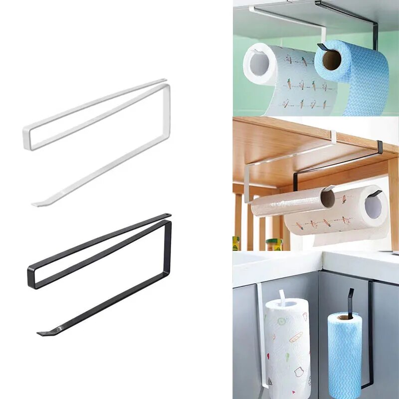 Kitchen Baking Paper Holder - Paper Roll Holder Towel Rack Cling