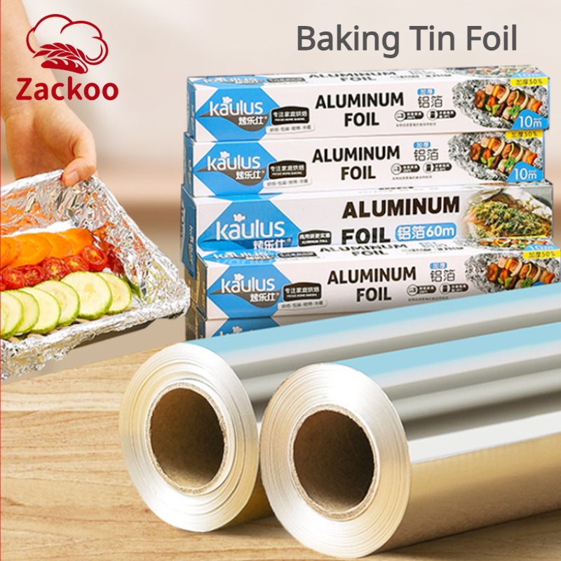 Kitchen Bakery - Zackoo 10/20/40M Aluminium Foil for Baking