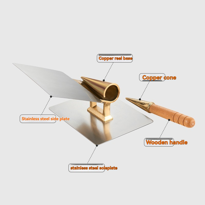 Kitchen Baking Equipment - Professional Copper Cone Tool, Large Size