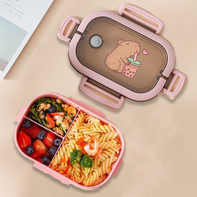 Kitchen Baking Storage - Capybara Bento Lunch Box Anime Animals
