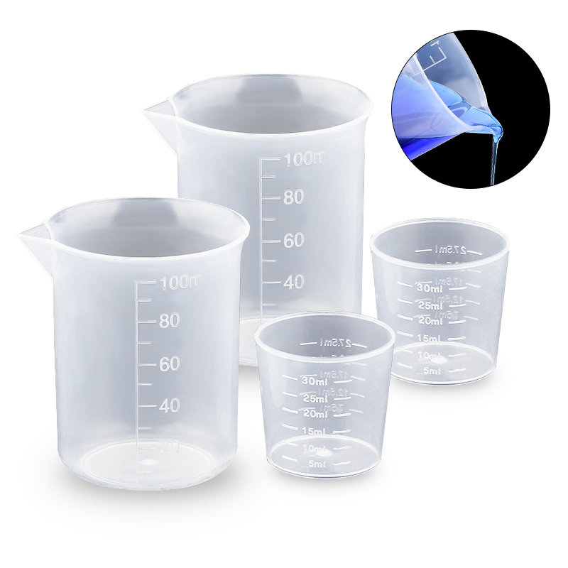 Kitchen Baking Equipment - 100ML&30ML Plastic Measuring Cup Graduated Beaker