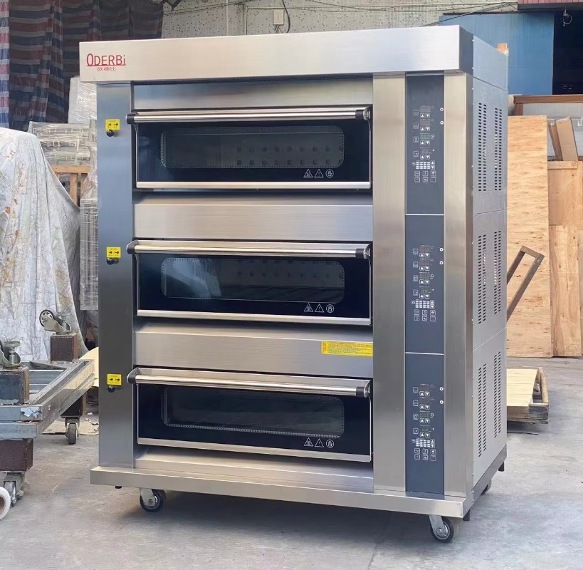 Kitchen Baking Equipment - Customized Commercial 3 Deck 6 Trays
