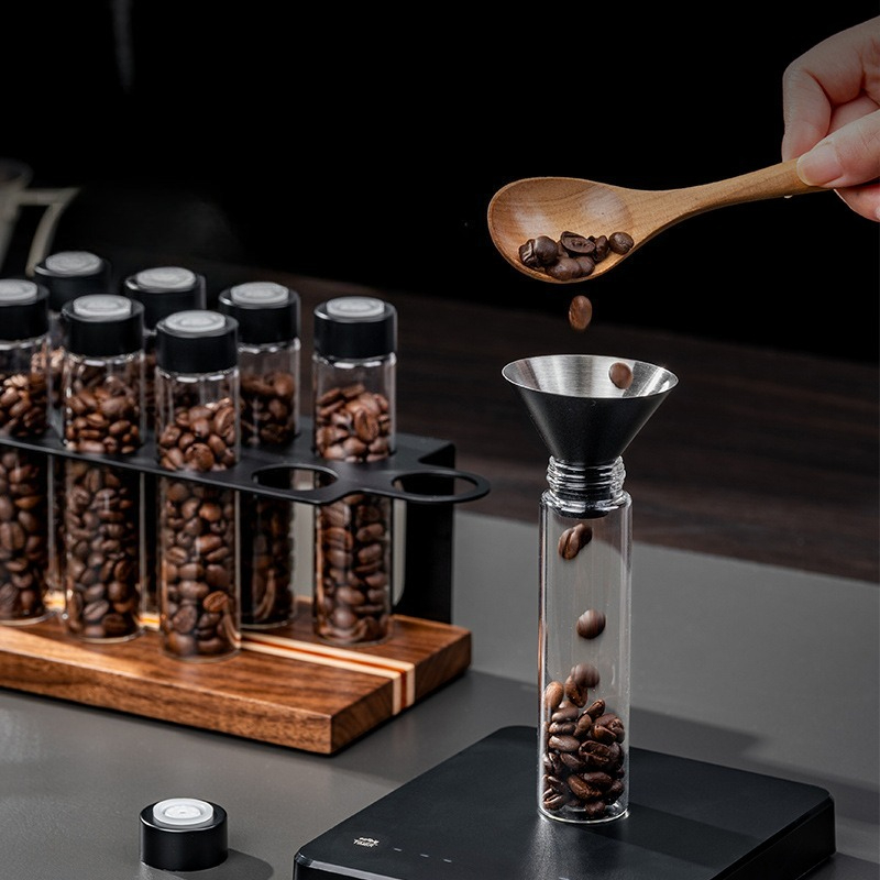 JUSTINLAU Glass Coffee Bean St - Kitchen Baking Storage ulasan dan harga