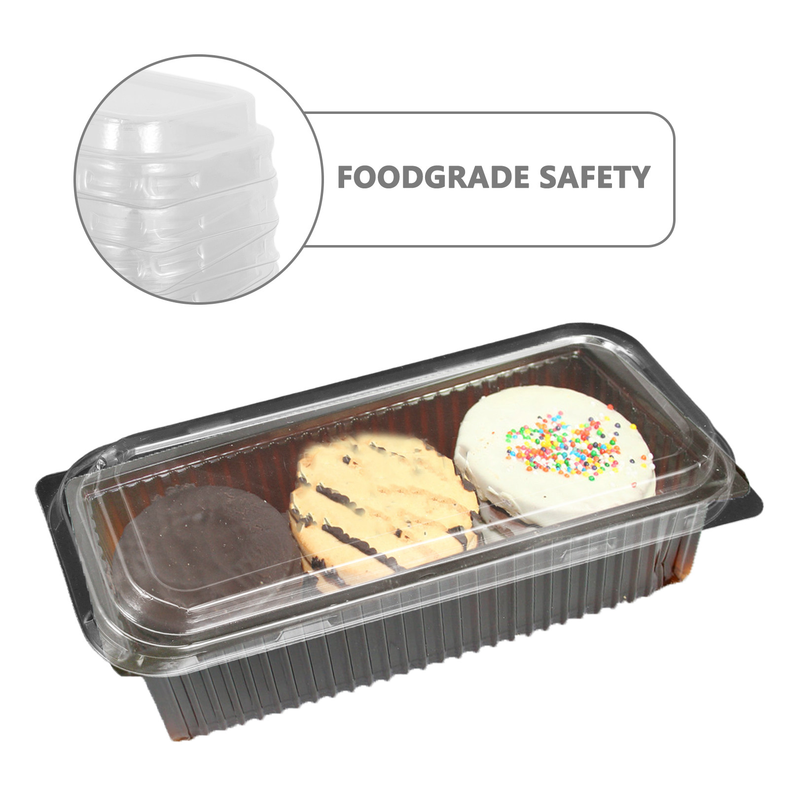 50Pcs Plastic Loaf Baking Lids - Kitchen Bakery ulasan dan harga