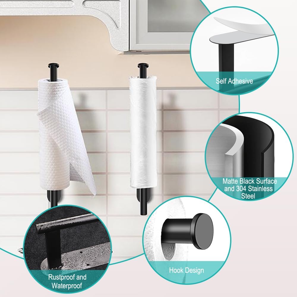 Self Adhesive Paper Towel Hold - Kitchen Baking Paper Holder ulasan dan harga