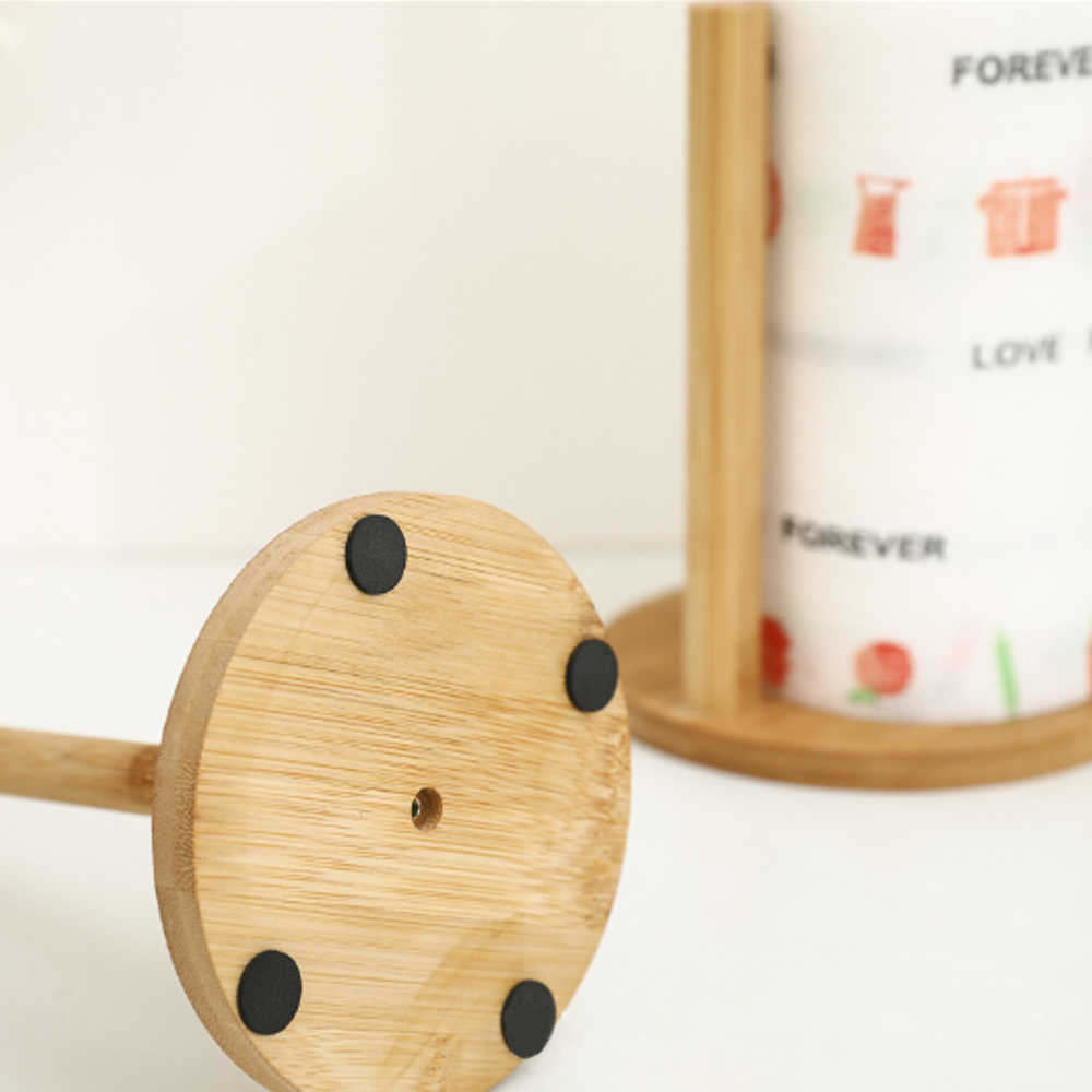 1PC Bamboo Paper Towel Holder  - Kitchen Baking Paper Holder ulasan dan harga