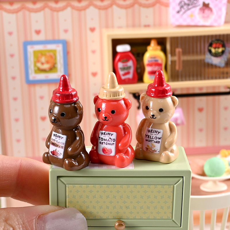 10Pcs 1/12 Dollhouse Simulated - Kitchen Baking Storage ulasan dan harga