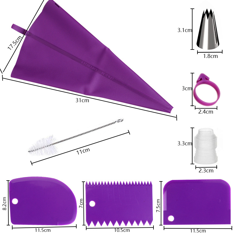 Stainless Steel Cake Decoratin - Kitchen Baking Equipment ulasan dan harga