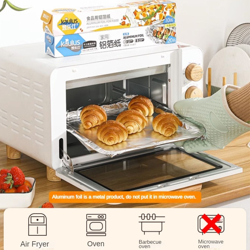 Zackoo 10/20/40M Aluminium Foi - Kitchen Bakery ulasan dan harga