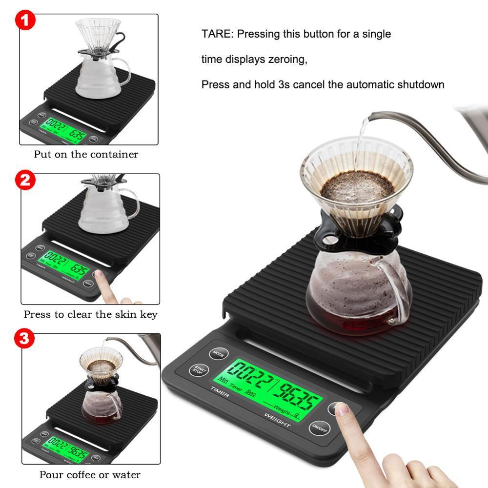 3kg/0.1g 5kg/0.1g Drip Coffee  - Kitchen Scale Precise ulasan dan harga