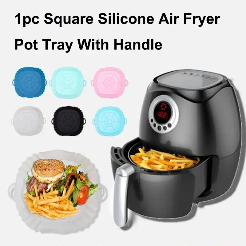 1PC Silicone Air Fryer Basket, - Kitchen And Baking Equipment ulasan dan harga