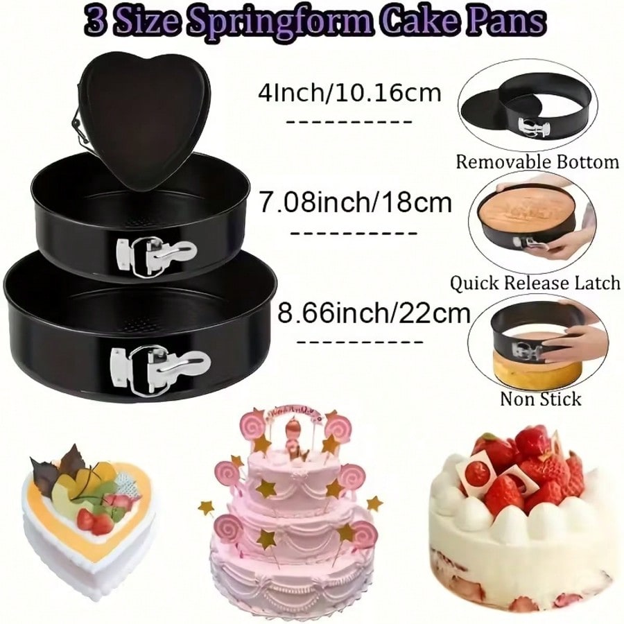 TAIMASI 492set Cake Decorating - Springform Pan Set ulasan dan harga
