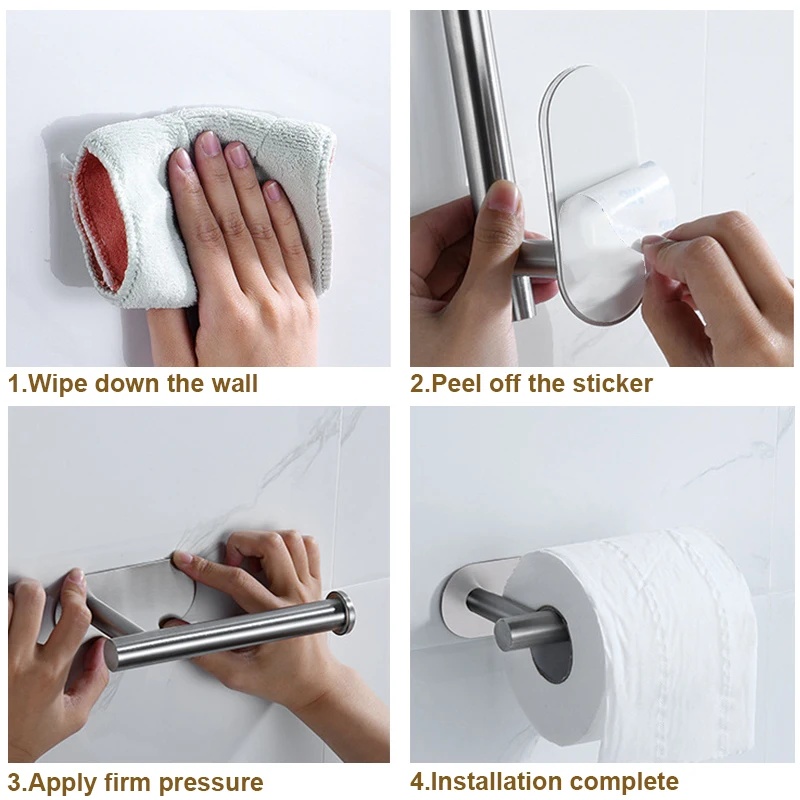 Stainless Steel Paper Towel Ho - Kitchen Baking Paper Holder ulasan dan harga