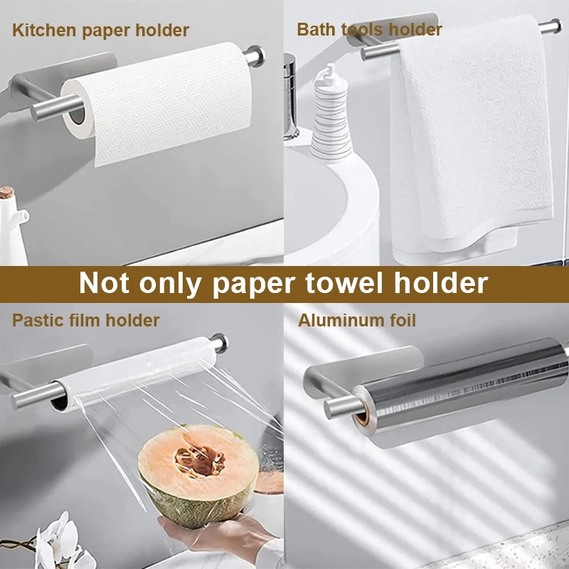 Stainless Steel Paper Towel Ho - Kitchen Baking Paper Holder ulasan dan harga