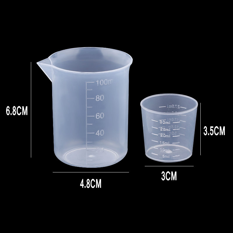 100ML&30ML Plastic Measuring C - Kitchen Baking Equipment ulasan dan harga