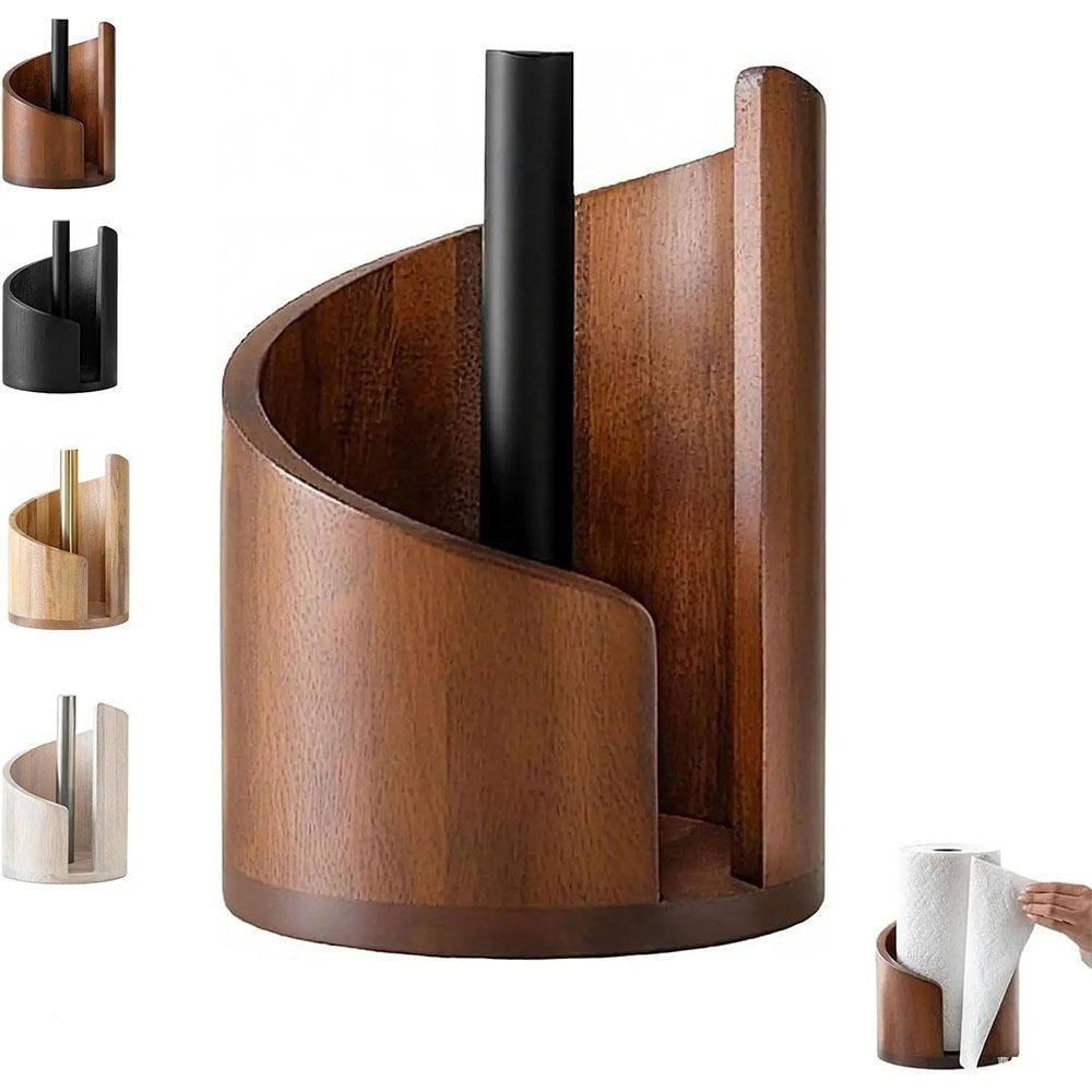 Wooden Kitchen Paper Towel Hol - Kitchen Baking Paper Holder ulasan dan harga