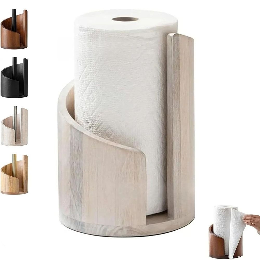 Wooden Kitchen Paper Towel Hol - Kitchen Baking Paper Holder ulasan dan harga