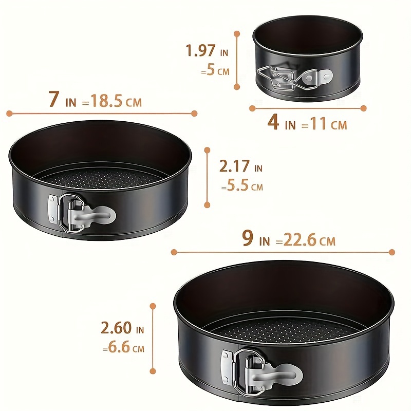 Springform Pan, Nonstick Leakp - Springform Pan Set ulasan dan harga