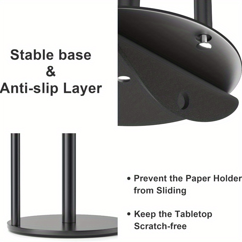 Paper Towel Holder Black, Prem - Kitchen Baking Paper Holder ulasan dan harga