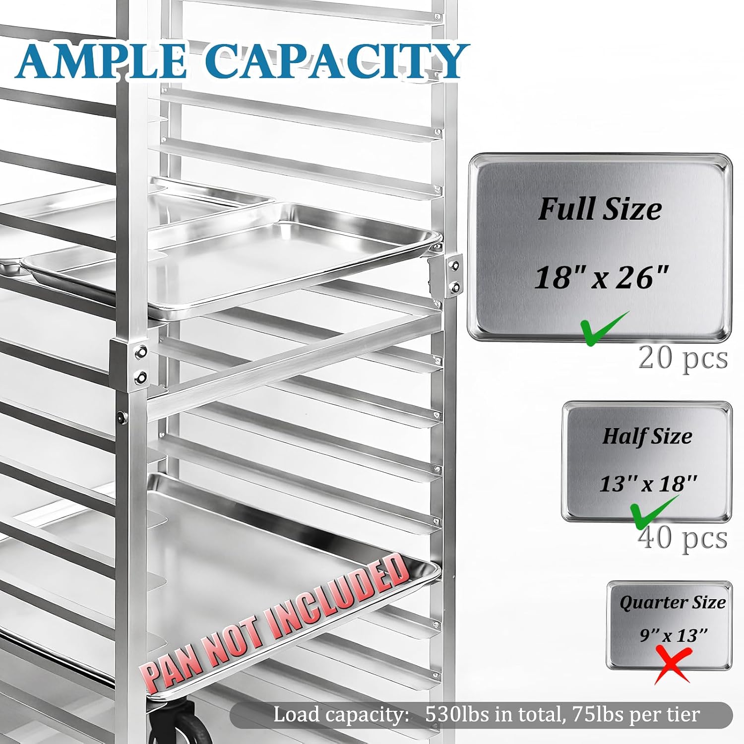 Commercial 20 Tier Stainless S - Kitchen Bakery ulasan dan harga