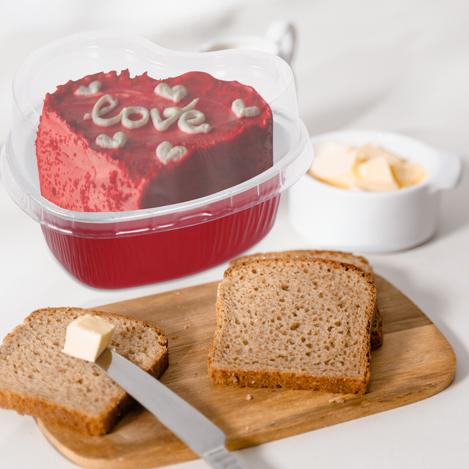20Sets Aluminum Foil Heart Sha - Kitchen Bakery ulasan dan harga