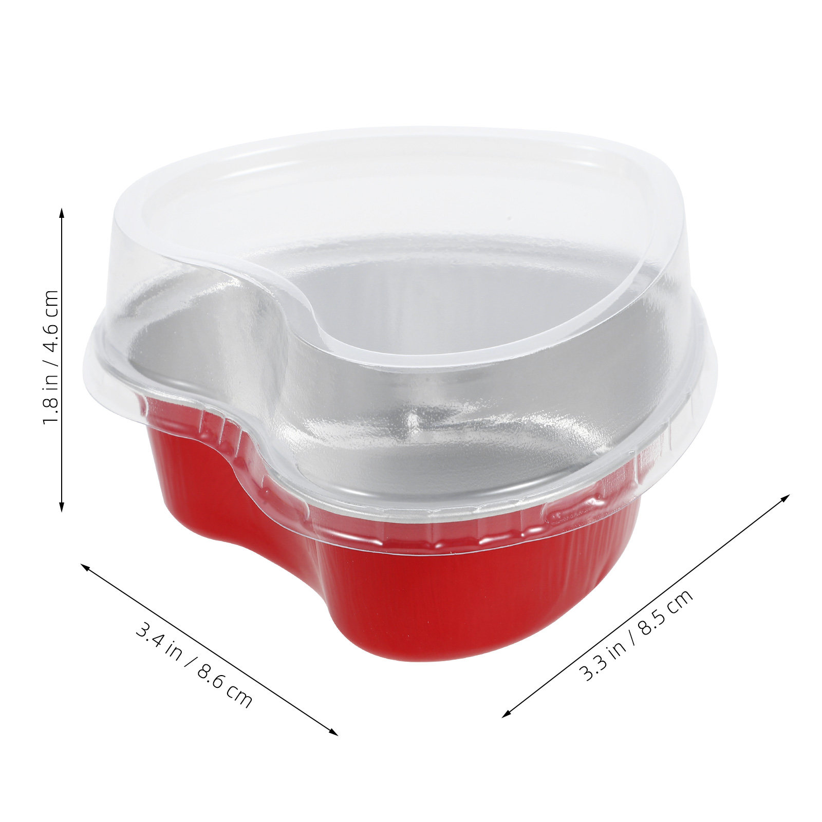 20Sets Aluminum Foil Heart Sha - Kitchen Bakery ulasan dan harga