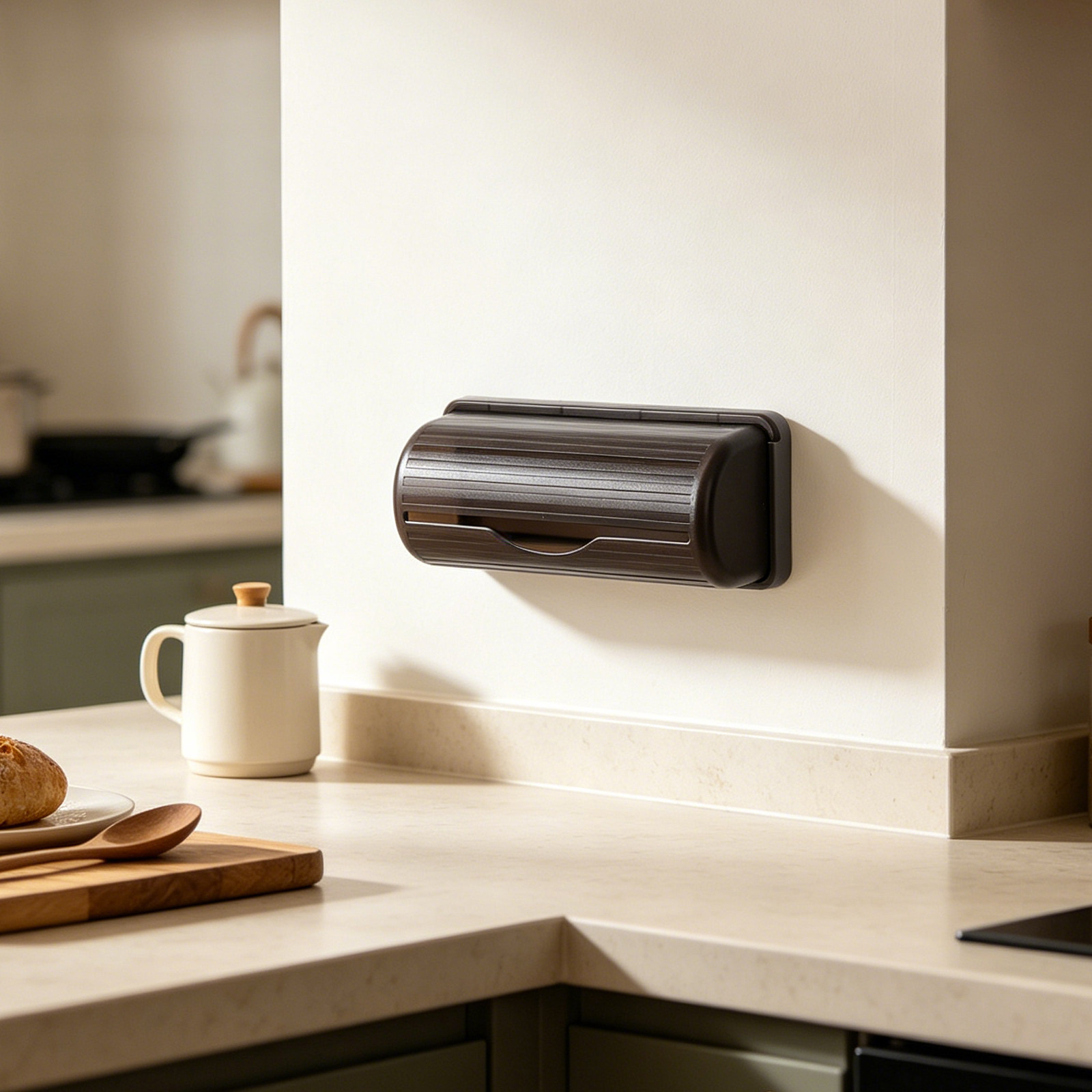 Wall Mounted Trash Bag Holder  - Kitchen Baking Storage ulasan dan harga