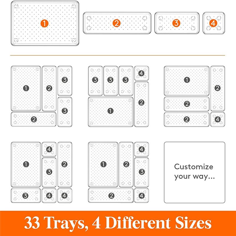 (WSFS) 33 PCS Drawer Organizer - Springform Pan Set ulasan dan harga