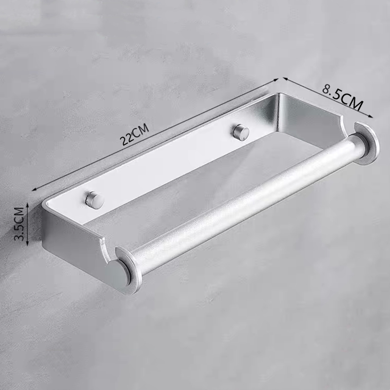 Black Silver Aluminum Cling Fi - Kitchen Baking Paper Holder ulasan dan harga